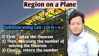 Accenture Coding Questions || Find the number of Region || Optimistic Solution