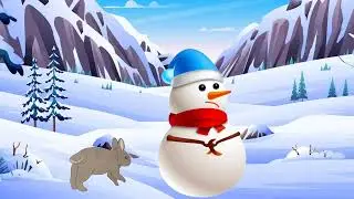 A Chubby Little Snowman|Nursery Rhymes|English Rhymes|Kids Rhymes|Kids Songs|English Poems|