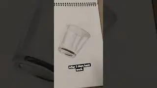 #drawing #realistic glass #art  #pencil drawing #charcoal