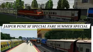 JAIPUR PUNE SPECIAL FARE SUMMER TRAIN DRIVING.HEAVY TRAFFIC @highbrowinteractiveofficial