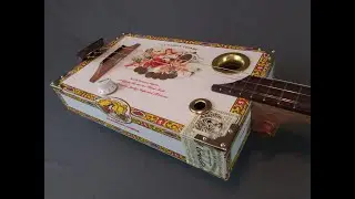 Cigar Box Guitar Dulci-matic by Rough Cut Guitars