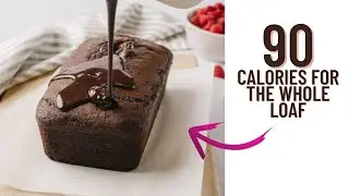 This whole Loaf of chocolate fudge cake has only calories-Low calorie chocolate cake recipe