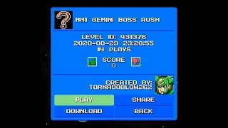 Mega Maker: MM1 Gemini Boss Rush