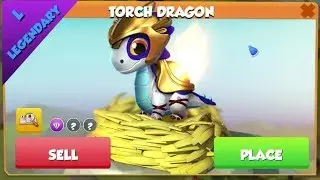 TORCH DRAGON Hatching! Cute LEGENDARY Dragon! - DML #615