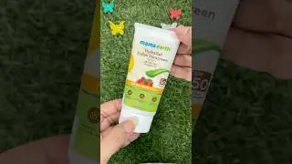 mamaearth HydraGel Sunscreen #sakshinarang #cosm #makeup #skincare #mamaearthsunscreen #viral#shorts