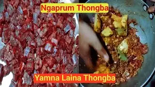 Ngaprum Thongba || Yamna Laina Kamaina Thonggani || EEL Fish Cooking