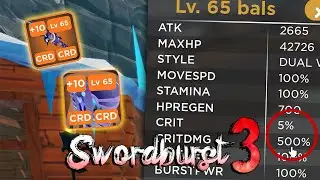 Full Crit Dmg Build / Enchants In SWORDBURST 3! 💀