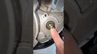Replacing the water seal for the water pump on a 2011 KTM 350 SX-F dirt bike