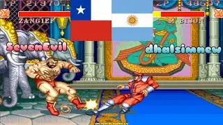 Street Fighter II' - Champion Edition ➤ SevenEvil (Chile) vs dhalsimnew (Argentina) sf2ce