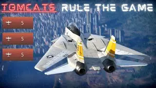 Unstoppable F-14: Dominating the Battlefield || Grumman F-14A Tomcat || War Thunder Gameplay