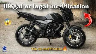 Top 10 Modification for bajaj discover 125 😍 | legal or illegal Modification | Modified discover 125
