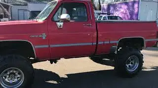Lifted 1986 Chevrolet C/K10. 8 lug conversion