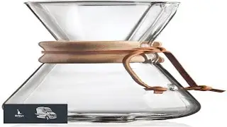 Chemex Pour Over Glass Coffeemaker Classic Series 3 Cup Exclusive Packaging