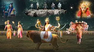 जब सुंभ-निशुम्भ और चण्ड-मुंड आये माता भाग्लमुखीसे युद्ध करने | Vighnaharta Ganesh | Jai Ganesh