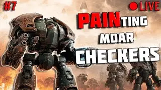 【Warhammer Horus Heresy】PAINting The BIG (Dread)NUT Checkers | Dark Angels