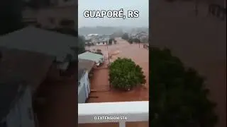 &Aacute;gua por todo o Rio Grande do Sul #chuva #enchente #temporal #guapore #alagamento