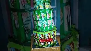 Bikin snack cake tower dari kardus bekas @vivisetiawan691