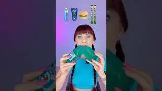 ASMR Gummy Bottle, Pickles, Gummy Burgers  #mukbang