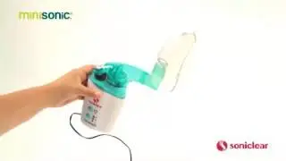 Inalador Ultrass&ocirc;nico Soniclear Minisonic Port&aacute;til Bivolt - Modo de usar