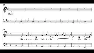 An Evening Hymn (H. Purcell) Score Animation