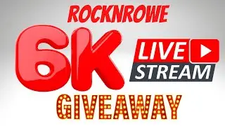 RocknRowe 6K Giveaway Live Stream