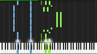 Indiana Jones Theme   Raiders of the Lost Ark Piano Tutorial Synthesia