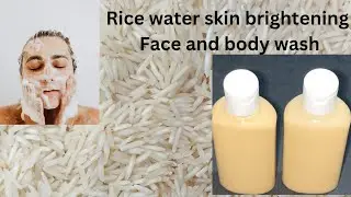 skin brightening Face and body wash Formulation for beginners  😘💕