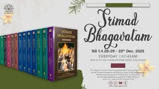 SB 1.4.28-29 || By Rakshan Krishna Das | 22 Dec'25 | IGW