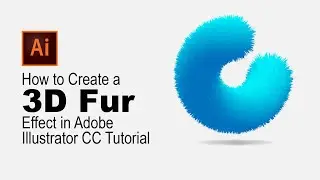 3D Fur Effect in Adobe Illustrator Tutorial