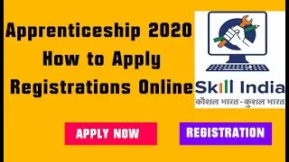 Apprenticeship 2020 || How to Apply and Registrations Online at www.apprenticeship.gov.in