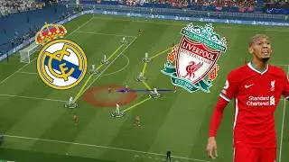 UCL Final 21/22 - Liverpool - Real Madrid / Fabinho actions / Tactical camera