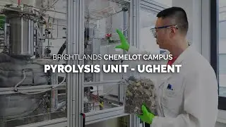 Pyrolysis experimental unit at UGhent - Syschemiq project