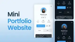 Responsive Portfolio website template in HTML CSS JS with Source code