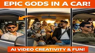 GOD In Car Trending Reels Editing | Bhagwan Ji Driving Car Ai Video Editing | ☑️