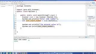 Java Tutorial For Beginners 5   Getting User Input using Java