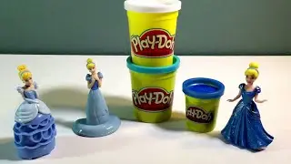 So EXCITED!  Cinderella 2015 Movie Play Doh Magic Clip Princess Cinderella Doll