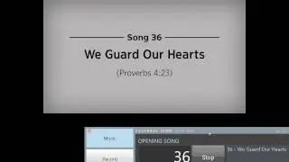 Soundbox - Using new song book