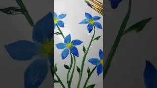 Trendy flowers #creative #bestidea #art # painting #shorts #viral #viralshorts