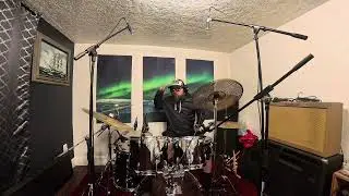 Learning Drums Day 38- Blues Racket. #gretschdrums #evansdrumheads #drumkit #drumrecording #vicfirth