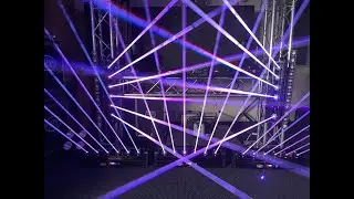 Barra Laser Multicolor AUVI Lights / AUVI 6 Heads RGB Bar Laser #fmelectronics #auvi6headlaser