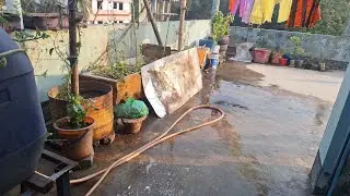 আজকে পুরো ছাদ পরিষ্কার করেছি। #marwas #family #vlog #new video 