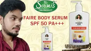 The Soumi's Can Faire Body Serum  SPF 50 PA ++++  || New Launch can product || The Way Of Glamour