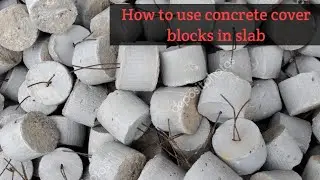 How to use concrete cover block|Concrete cover|Rcc cover|what is the use of concrete cocer blocks