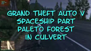 Grand Theft Auto V SPACESHIP PART #14 Paleto Forest in Culvert