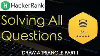 Hackerrank SQL Solutions | Draw the Triangle 1 | Techie IQ