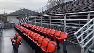 Municipal Stadium, Home of the Hagerstown Suns. One last look before it is torn down. 04/07/2022.