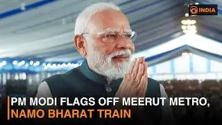 PM Modi flags off Meerut Metro, Namo Bharat Train