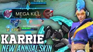 KARRIE - New Annual Starlight Skin - Neon Lightwheel | Mobile Legends: BangBang Gameplay