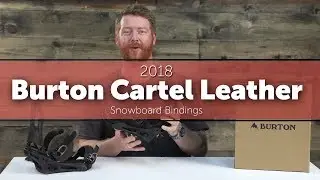 2018 Burton Cartel Leather Snowboard Bindings