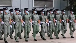A close look at Hong Kong police's adoption of Chinese-style foot drill training